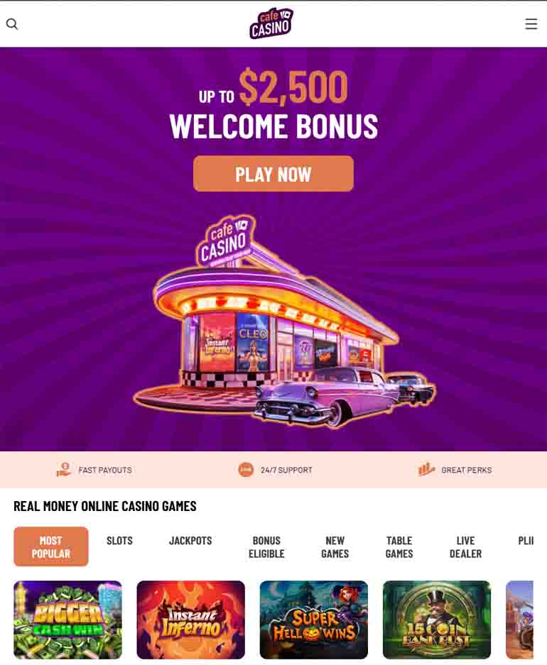 Cafe Casino screenshot